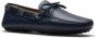 Car Shoe Driving leather loafers Blue - Thumbnail 2