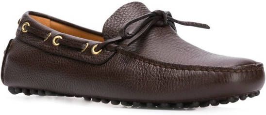 Car Shoe lace-up loafers Brown