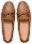Car Shoe leather driving shoes Brown - Thumbnail 4