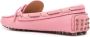 Car Shoe leather driving shoes Pink - Thumbnail 3