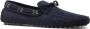 Car Shoe Lux Driving suede loafers Blue - Thumbnail 2