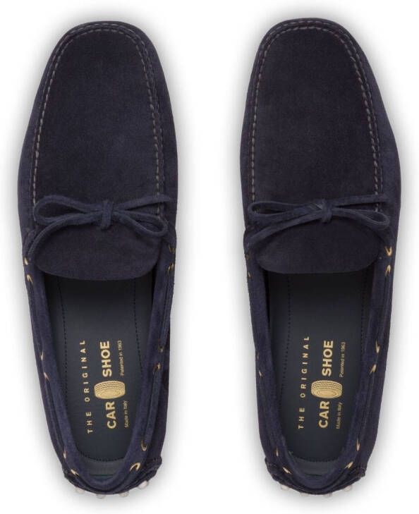 Car Shoe Lux Driving suede loafers Blue