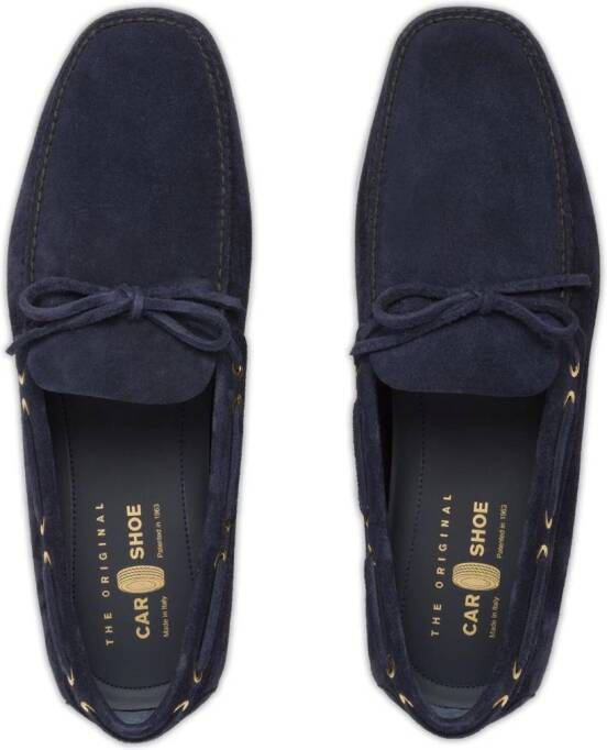 Car Shoe Lux Driving suede loafers Blue