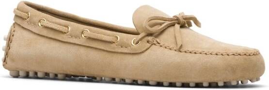 Car Shoe Lux Driving suede loafers Neutrals