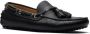 Car Shoe pebbled leather loafers Black - Thumbnail 2