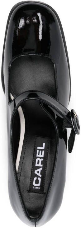Carel Paris 75mm mid-block heel pumps Black