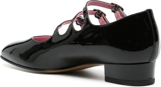 Carel Paris Ariana 30mm leather ballerina shoes Black