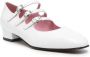 Carel Paris Ariana 35mm buckled leather pumps White - Thumbnail 2