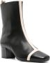 Carel Paris Audrey 45mm stripe-detail boots Black - Thumbnail 1