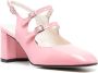 Carel Paris Banana patent-leather buckled pumps Pink - Thumbnail 2