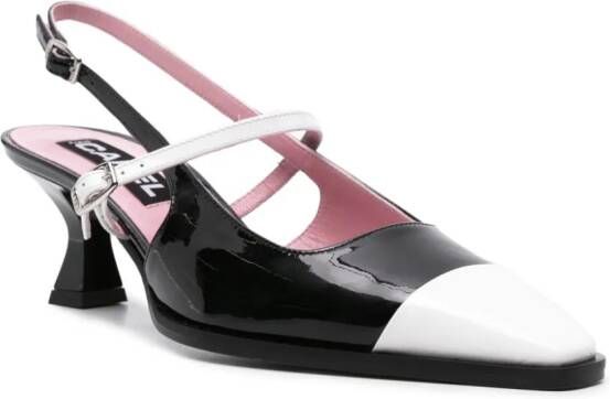 Carel Paris Cecile 50mm slingback pumps Black