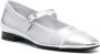 Carel Paris Corail leather ballerina shoes Silver - Thumbnail 2