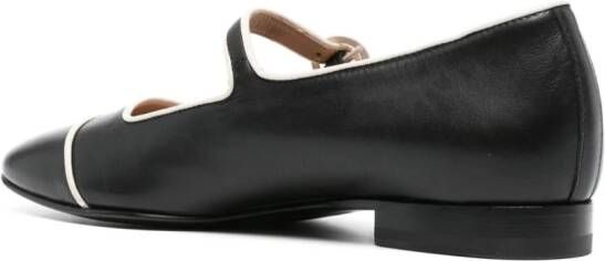 Carel Paris Corail piping-detailed ballerina shoes Black