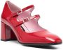 Carel Paris double-strap mid-heel pumps Red - Thumbnail 2