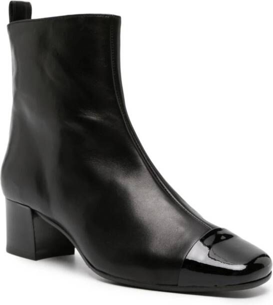 Carel Paris Estime 40mm leather ankle boots Black
