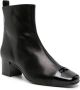 Carel Paris Estime 40mm leather ankle boots Black - Thumbnail 2