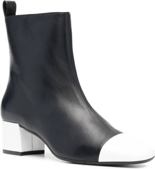 Carel Paris Estime 50mm leather boots Black