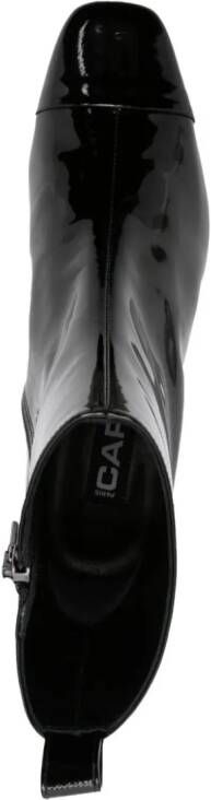 Carel Paris Estime patent-leather ankle boots Black