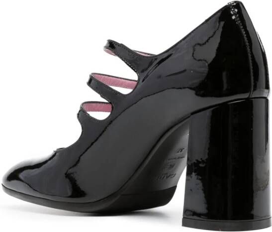 Carel Paris Keel 90mm leather pumps Black