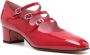 Carel Paris Kina leather Mary Jane shoes Red - Thumbnail 2