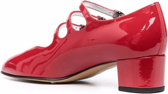 Carel Paris Kina patent-leather pumps Red
