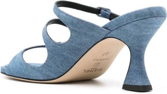 Carel Paris Kitty 20mm denim mules Blue