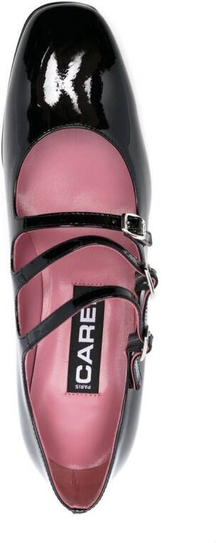 Carel Paris Mary Jane side-buckle pumps Black