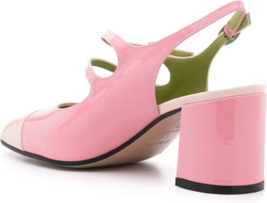 Carel Paris Papaya 60mm patent-leather pumps Pink
