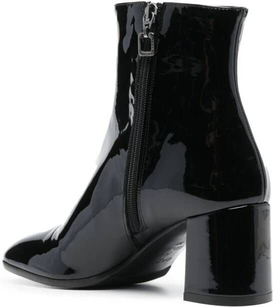 Carel Paris patent-leather ankle boots Black