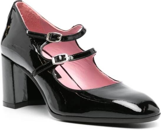 Carel Paris patent-leather Mary Jane pumps Black