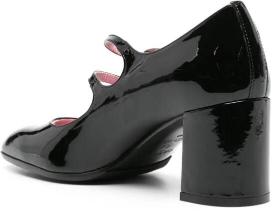 Carel Paris patent-leather Mary Jane pumps Black