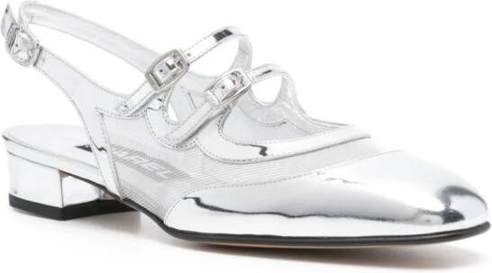 Carel Paris Peche Night 20mm ballerina shoes Grey