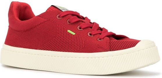 Cariuma IBI low-top knit sneakers Red