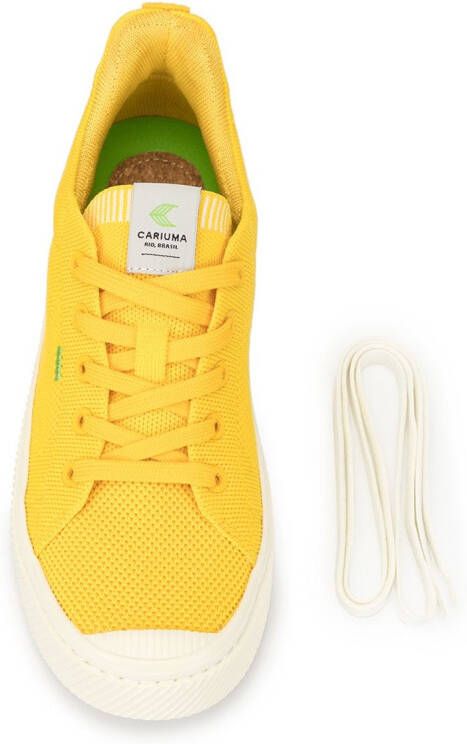 Cariuma IBI low-top knit sneakers Yellow