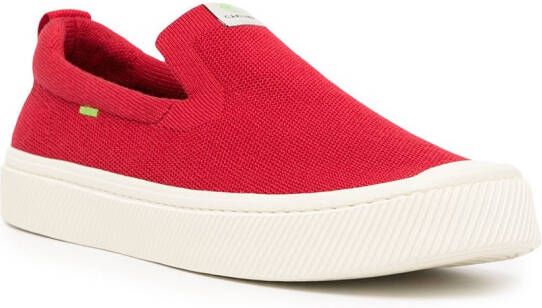 Cariuma IBI slip-on knit sneakers Red