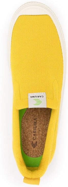 Cariuma IBI slip-on knit sneakers Yellow