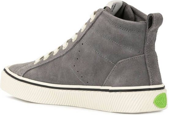 Cariuma OCA high-top stripe suede sneakers Grey