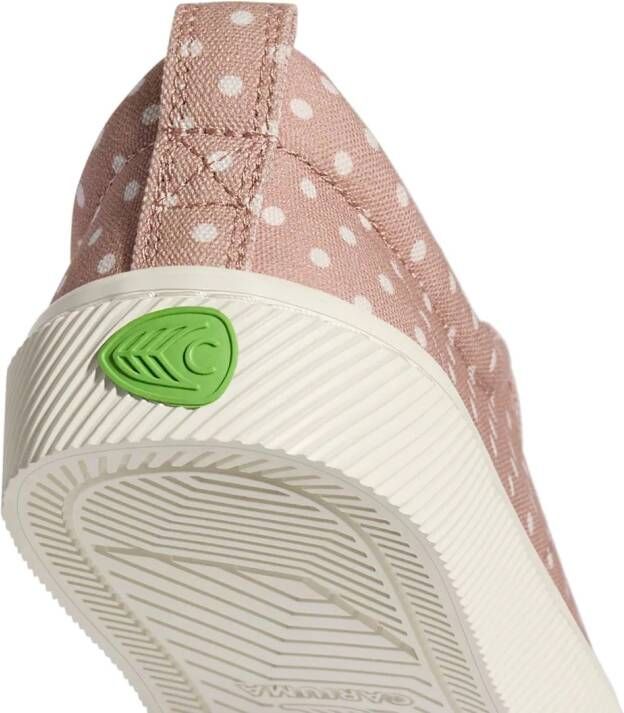 Cariuma Oca Low polka-dot organic cotton sneakers Pink