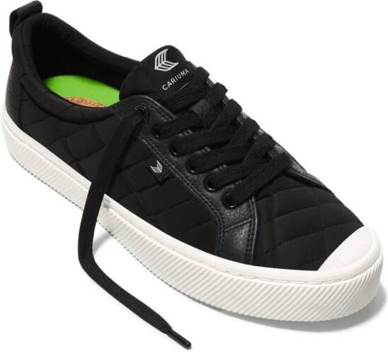 Cariuma Oca Low quilted lace-up sneakers Black