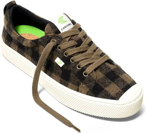 Cariuma Oca plaid sneakers Brown