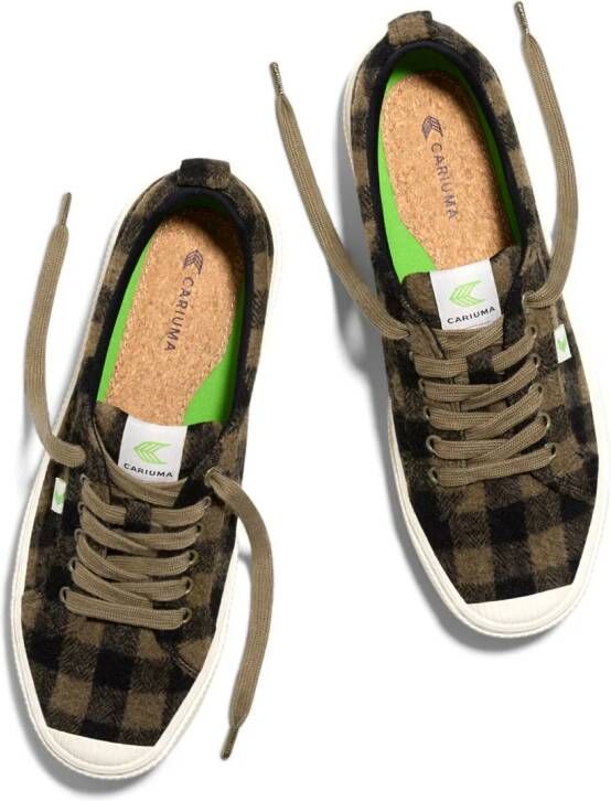 Cariuma Oca plaid sneakers Brown