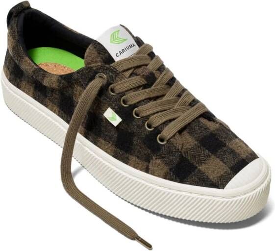 Cariuma Oca plaid sneakers Brown