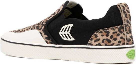 Cariuma Skate Pro leopard-print sneakers Brown