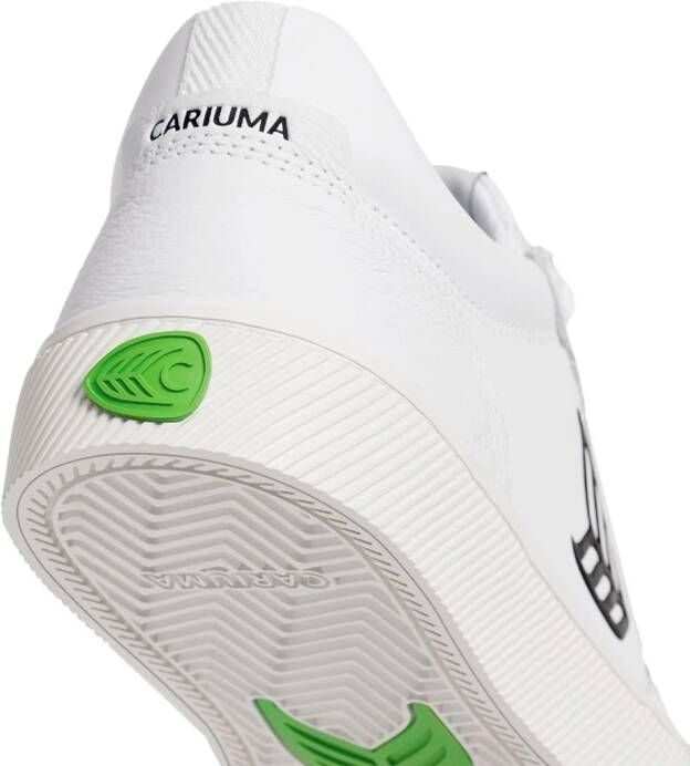 Cariuma Vallely logo-detail leather sneakers White