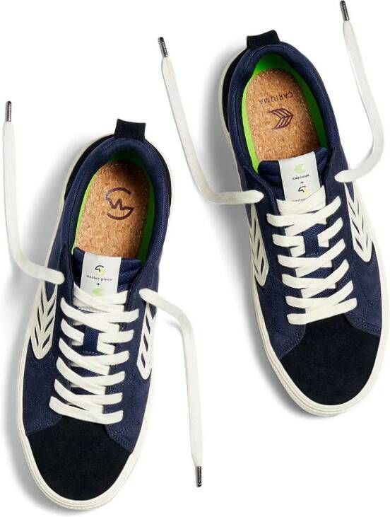 Cariuma x Mater-Piece Catiba Pro panelled suede sneakers Blue