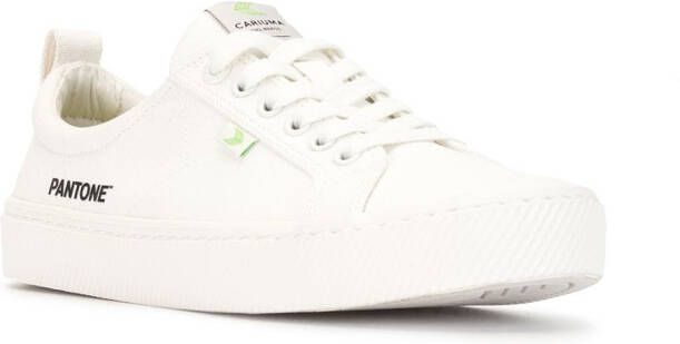Cariuma x Pantone OCA canvas low-top sneakers White