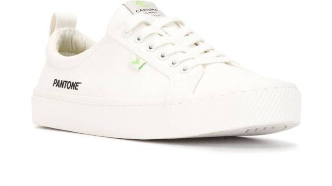 Cariuma x Pantone OCA canvas low-top sneakers White