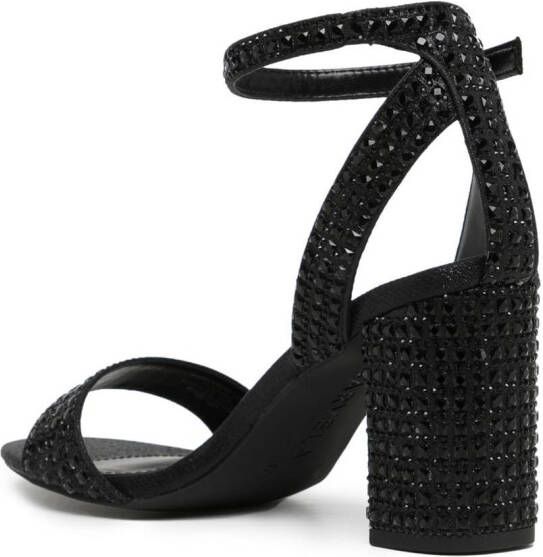 Carvela Kianni crystal-embellished sandals Black