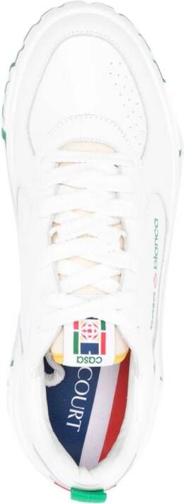Casablanca Court leather sneakers White