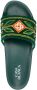 Casablanca embroidered terry-cloth slides Green - Thumbnail 4